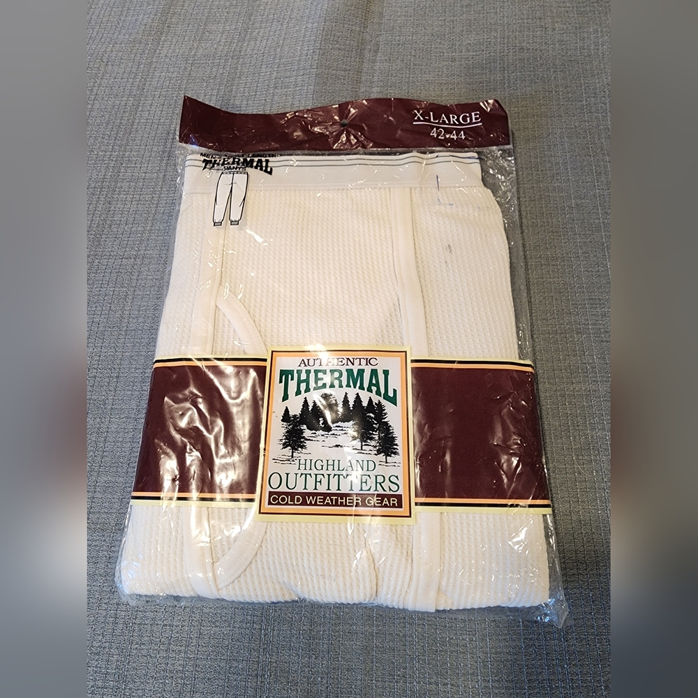 Highland Outfitters Men's Thermal Underwear - Cream